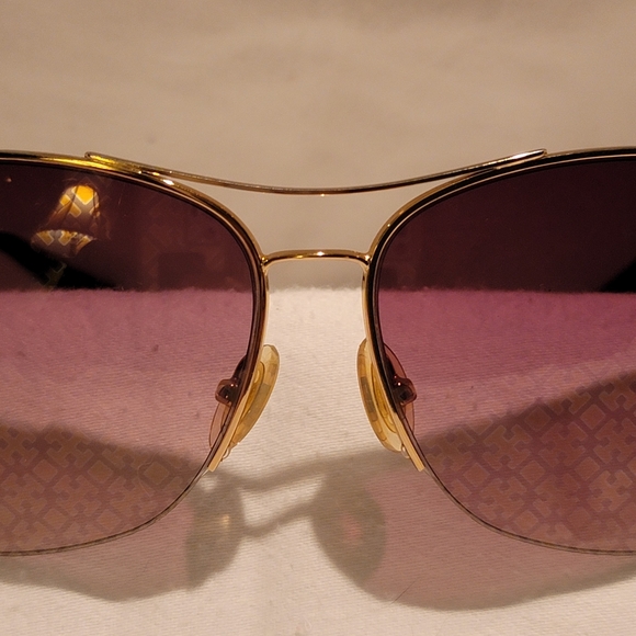 AUTHENTIC TORY BURCH AVIATOR SUNGLASSES - Picture 5 of 10